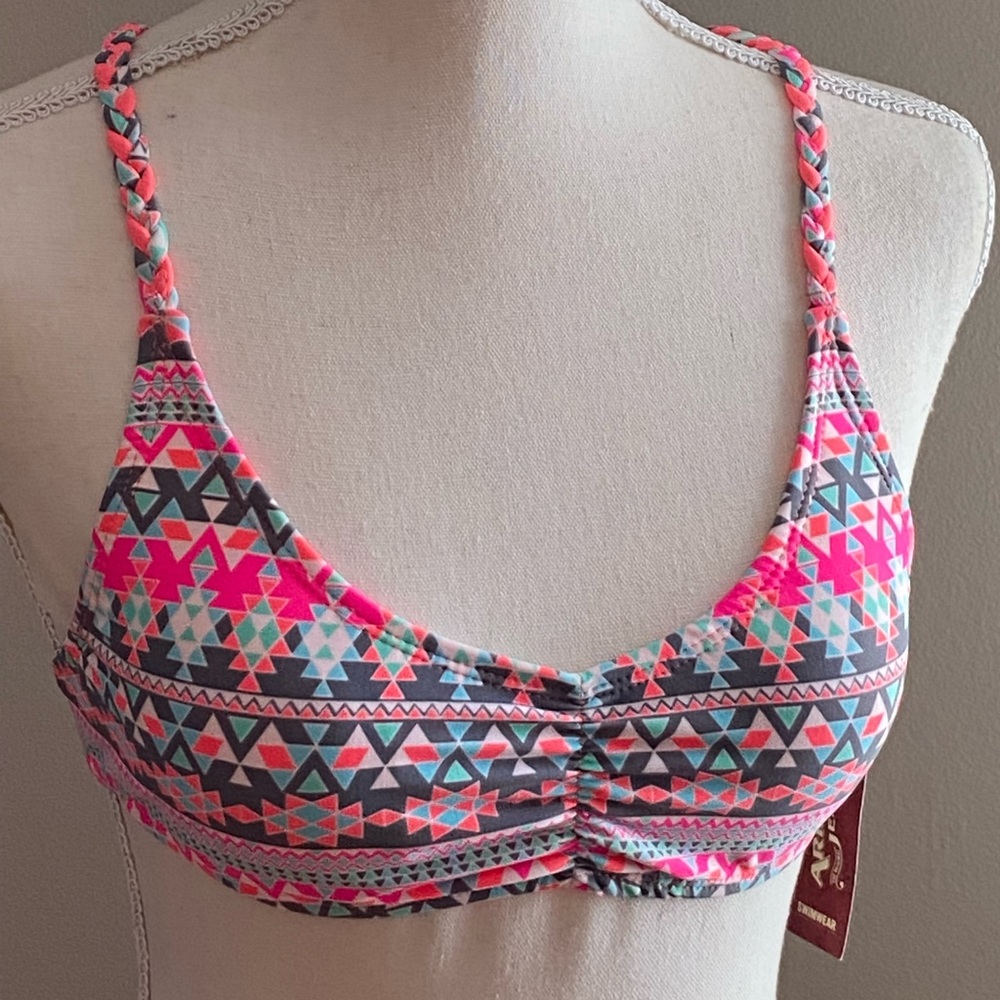 Arizona Jean Company Boho Vibe Bikini Top Size Small